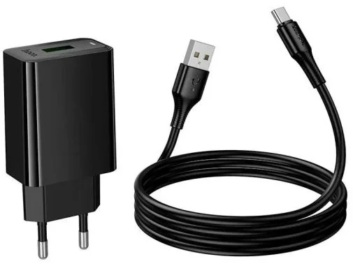 Фото: Зарядний пристрій Hoco CS91A Leader 10.5W Black with AM/Type-C (6942007670999) № 16 | KTC