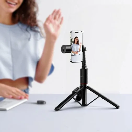 Фото: Штатив Hoco K34 Spring Live Broadcast Holder with Fill Light Black (6942007675246) № 17 | KTC