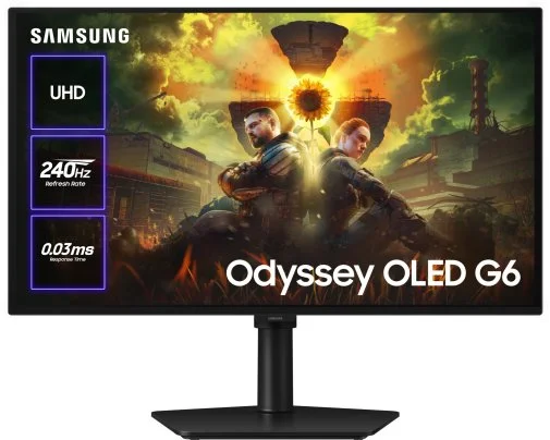 Фото: Монітор Samsung Odyssey OLED G6 (LS27HG610SIXUA) - 27" OLED / 2560×1440 / 240 Гц / AMD FreeSync Premium, Nvidia G-Sync / Pivot / HAS № 17 | KTC
