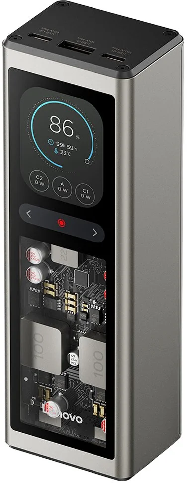 Фото: Батарея універсальна Lenovo 140W Smart Laptop Power Bank 20000mAh Grey (G0A3140WWW) № 4 | KTC