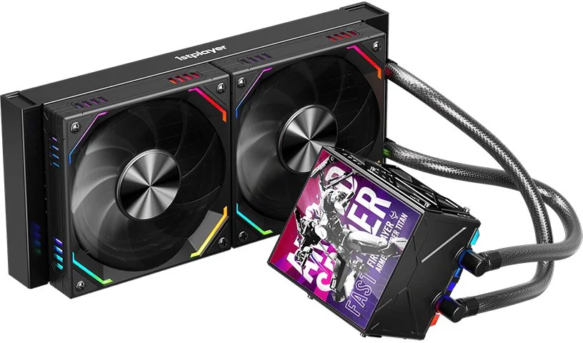 Фото: Система рідинного охолодження 1stPlayer FT-240 Black (FT-240-BK) № 10 | KTC