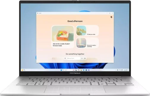 Фото: Ноутбук ASUS Zenbook 14 UX3405CA-ST782X Foggy Silver - 14" OLED 120 Гц / Intel Core Ultra 9 / 285H / DDR5 32 ГБ / PCI-E SSD 1 ТБ / Intel Arc graphics № 8 | KTC