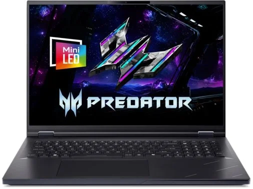 Фото: Ноутбук Acer Predator Helios 18 AI PH18-I71-916A NH.U3HEU.00B Black - 18" IPS 250 Гц / Intel Core Ultra 9 / 290HX Plus / DDR5 64 ГБ / PCI-E SSD 1 ТБ / GeForce RTX 5080 № 13 | KTC