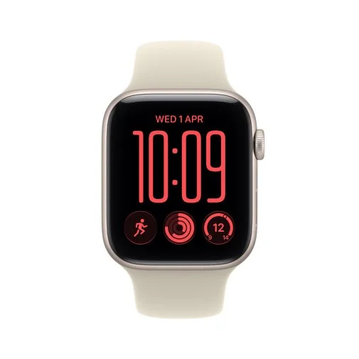 Фото: Смарт годинник Apple Watch SE 3 New GPS 40mm - Starlight Aluminium Case with Sand Sport Band - M/L (MJKW4) № 10 | KTC