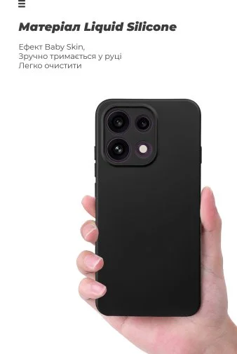 Фото: Чохол ArmorStandart for OPPO Reno16 F 5G - ICON Case Camera cover Black (ARM92255) № 17 | KTC