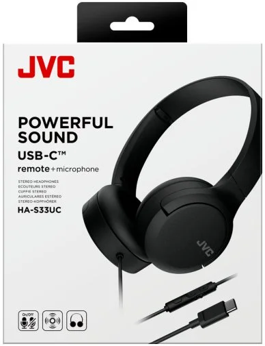 Фото: Навушники JVC HA-S33UC Black (HA-S33UC-B-U) № 16 | KTC