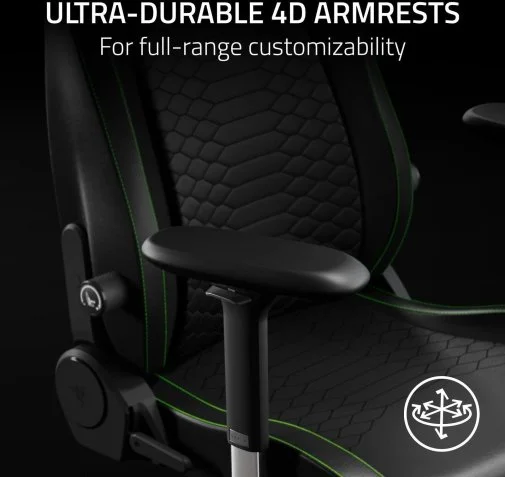 Фото: Крісло Razer Iskur V2 NewGen Black/Green (RZ38-04900700-R3G1) № 30 | KTC