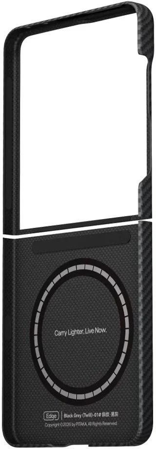 Фото: Чохол Pitaka for Samsung Flip8 - Edge Ultra-Slim Twill Black/Grey (FBFLIP8) № 8 | KTC