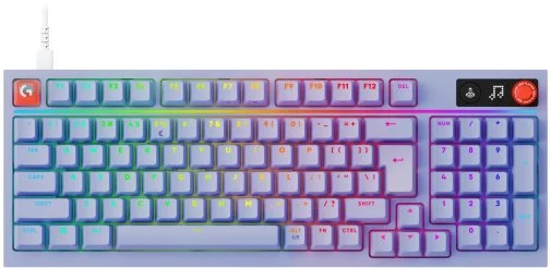 Фото: Клавіатура Logitech G316 X 98 Tactile ENG/UKR USB Lilac (920-014257) № 13 | KTC