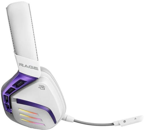 Фото: Гарнітура Proove Gaming Rage APP WL/BT/USB White/Purple (WHRG00020002) № 15 | KTC