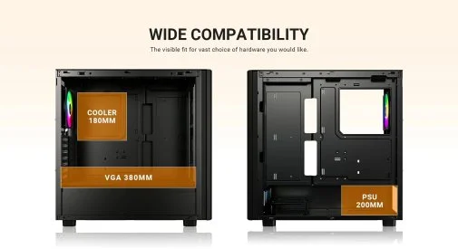 Фото: Корпус ID-COOLING Ware 510 ARGB Black with window (WARE 510 ARGB) № 35 | KTC