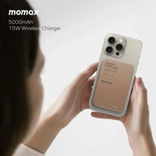 Фото: Батарея універсальна Momax Q.MAG X 5000mAh 20W / Qi 15W Orange (IP116AM) № 26 | KTC