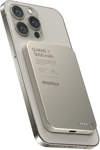 Фото: Батарея універсальна Momax Q.MAG X 5000mAh 20W / Qi 15W Titan (IP116AL2) № 17 | KTC