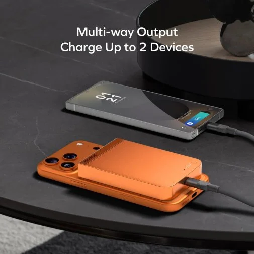 Фото: Батарея універсальна Momax 1-Power S.Pass 10000mAh 30W / Qi2 15W Titanium (IP162Q2L) № 20 | KTC