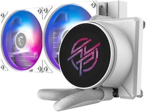 Фото: Система рідинного охолодження MSI MPG CoreLiquid P22 240 White № 5 | KTC