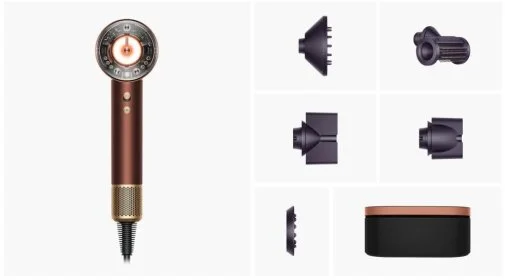 Фото: Фен Dyson Supersonic HD16 Nural Straight + Wavy Plum/Copper (318135-01) № 9 | KTC