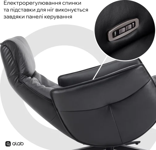 Фото: Крісло Qlab RC300B Black № 27 | KTC