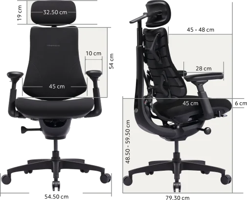 Фото: Крісло LiberNovo Omni SE Obsidian 48cm (CP-GW-1000075-00-03) № 33 | KTC