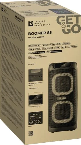 Фото: Акустика для вечірок Defender Boomer 85 Black (65185) № 25 | KTC