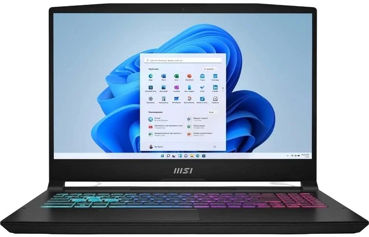 Фото: Ноутбук MSI Katana 15 B12VEK-1000PL - 15.6" IPS 144 Гц / Intel Core i5 / i5-12450H / DDR5 16 ГБ / PCI-E SSD 512 ГБ / GeForce RTX 4050 № 8 | KTC