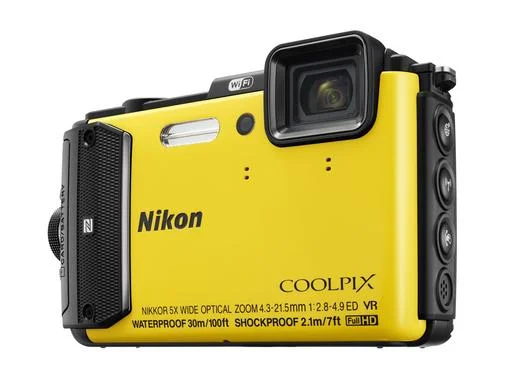 Фото: Цифрова фотокамера Nikon Coolpix AW130 kit Diving жовта № 7 | KTC