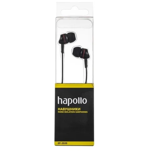 Фото: Навушники HAPOLLO EP-2020 SM-E2020 Black № 5 | KTC