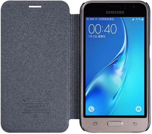 Фото: Чохол Nillkin для Samsung J1 J120 - Spark series чорний № 8 | KTC
