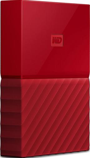 Зовнішній жорсткий диск Western Digital My Passport 2 ТБ червоний