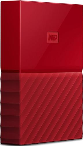 Зовнішній жорсткий диск Western Digital My Passport 4 ТБ червоний