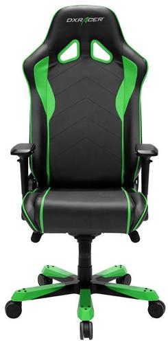 Крісло DXRACER SENTINEL OH/SJ0/NE чорне з зеленими вставками