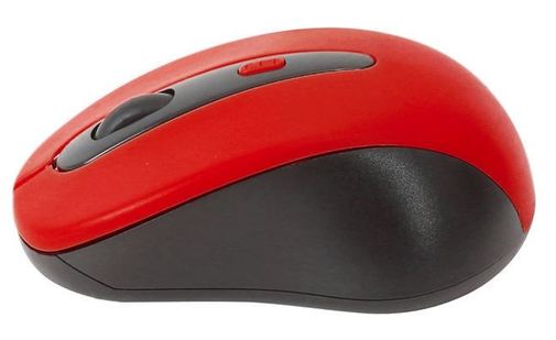 Мишка Omega OM-416 чорна/червона