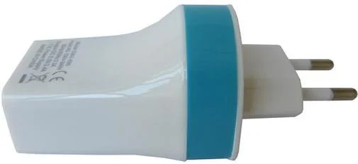 Фото: Мережевий зарядний пристрій Smartfortec DMX-696 3xUSB 3.4A білий/синій № 5 | KTC
