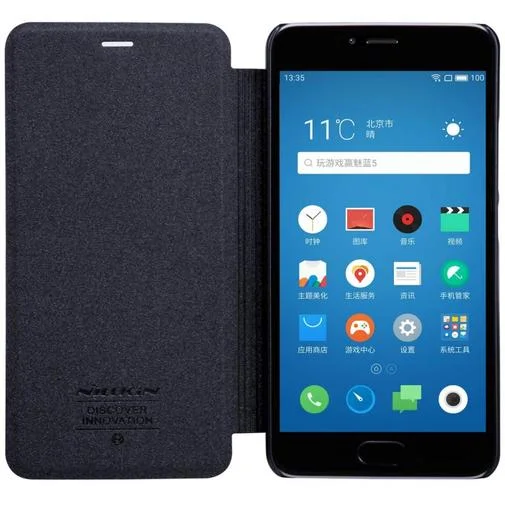 Фото: Чохол Nillkin для Meizu M5 - Spark series чорний № 6 | KTC