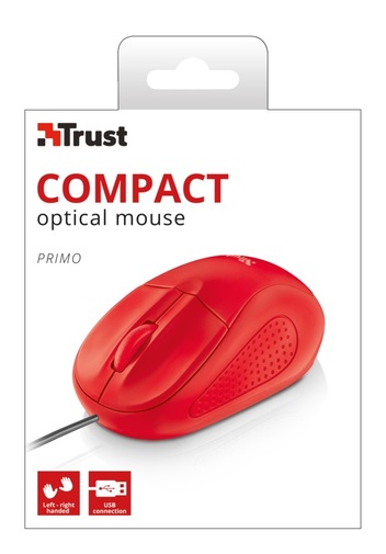 Мишка, Trust Primo Compact USB Червона 