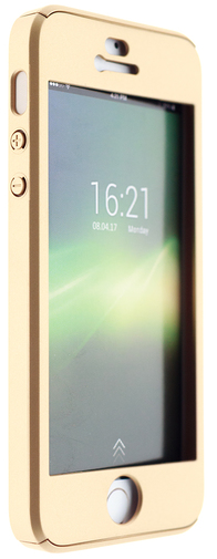 Чохол iPaky for iPhone 5/5S/SE - 360 Full Body Gold