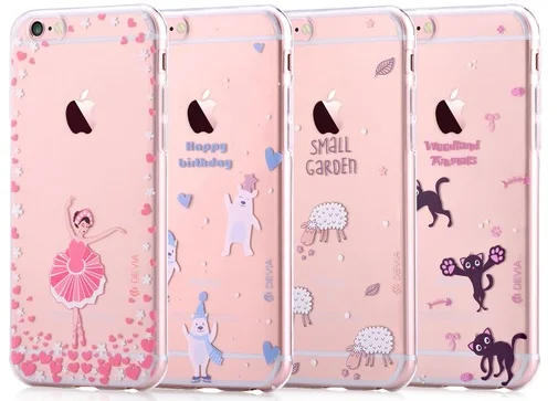Фото: Чохол Devia for iPhone 6/6S Plus - Vango Soft Case Alan Cat № 13 | KTC