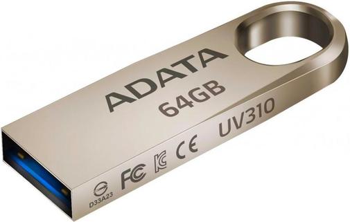 Флешка USB A-Data UV310 64GB AUV310-64G-RGD Golden