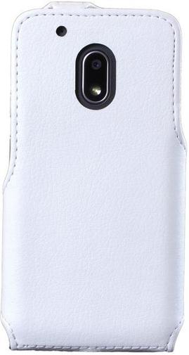 for Motorola G4 Play XT1602 - Flip case White