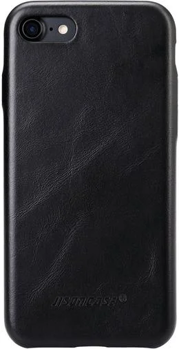 Фото: Чохол JISON for iPhone 7/8/SE - Leather Case Black (JS-IP8-13A10) № 6 | KTC