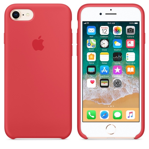 Чохол HCopy for iPhone 8 - Silicone Case Raspberry Red (ASC8PRA)