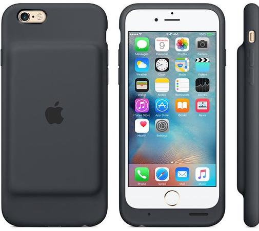 for iPhone 6/6s - Smart Battery Case Charcoal Gray