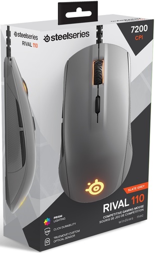 Миша SteelSeries Rival 110 Slate Grey (62470)