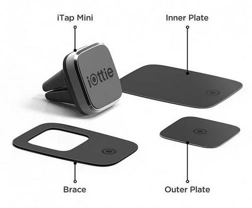 Фото: Кріплення для мобільного телефону iOttie iTap Mini Magnetic Vent Mount (HLCRIO155) № 5 | KTC