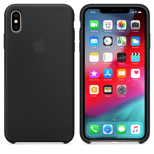 Чохол HCopy for iPhone Xs Max - Silicone Case Black (ASCXSMBK)