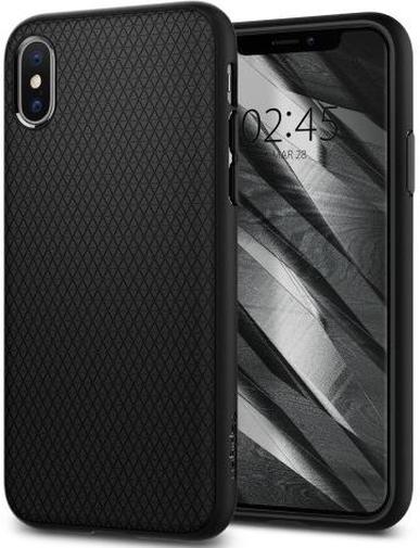 Чохол Spigen for iPhone XS - Liquid Air Matte Black (063CS25114)
