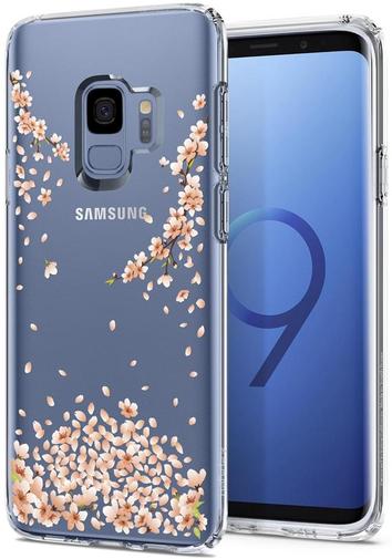 Чохол-накладка Spigen для Samsung Galaxy S9 - Liquid Crystal Blossom Crystal Clear