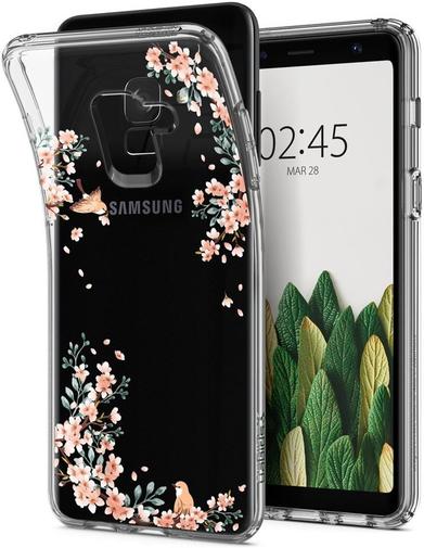 Чохол-накладка Spigen для Samsung Galaxy A8 2018 - Liquid Crystal Blossom Nature