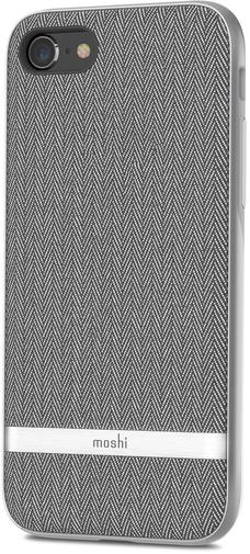 for Apple iPhone 8/7 - Vesta Textured Hardshell Case Herringbone Gray