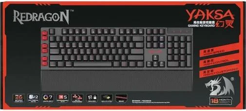 Фото: Клавіатура Redragon Yaksa UKR Black (70392) № 8 | KTC