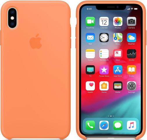 Чохол-накладка Apple для iPhone Xs Max - Silicone Case Papaya